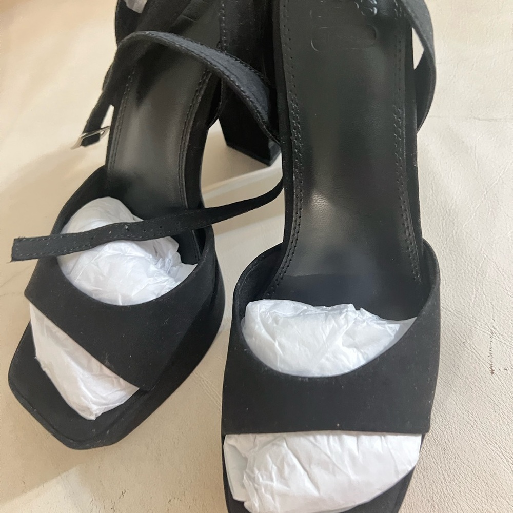 ASOS Strappy Black Block Heels